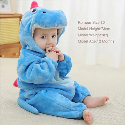 Baby Rompers Winter Kigurumi Lion Costume for Girls Boy Toddler Animal Jumpsuit Infant Clothes Pyjama Kids Overalls Ropa Bebes