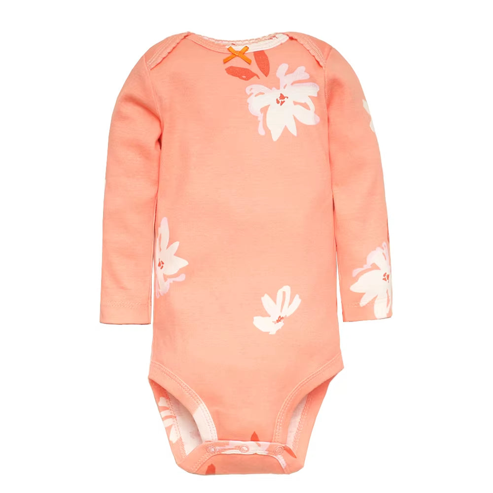 3-5 PCS/LOT Soft Cotton Baby Bodysuits Long Sleeve Newborn Baby Clothing Set Christmas Baby Girls Boys Clothes Infant Jumpsuit