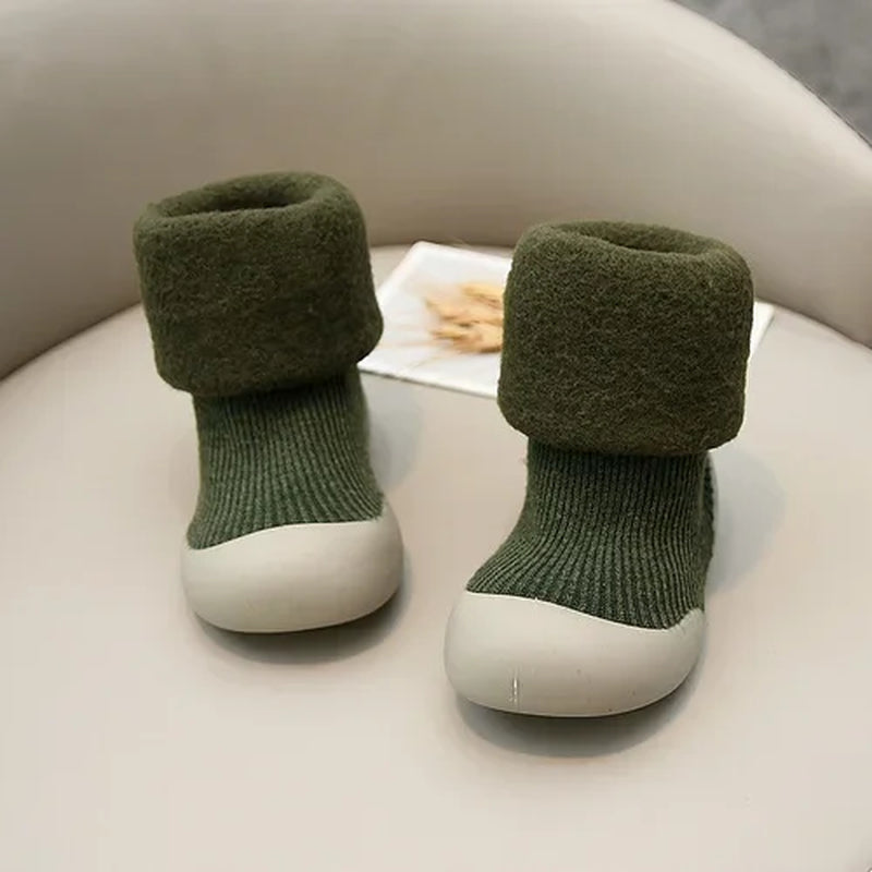 New Thickened Kids Socks Shoes Winter Super Warm Baby Toddler Boots Boys Girl Sneakers Newborn Indoor Shoes Floor Footwear Shoes