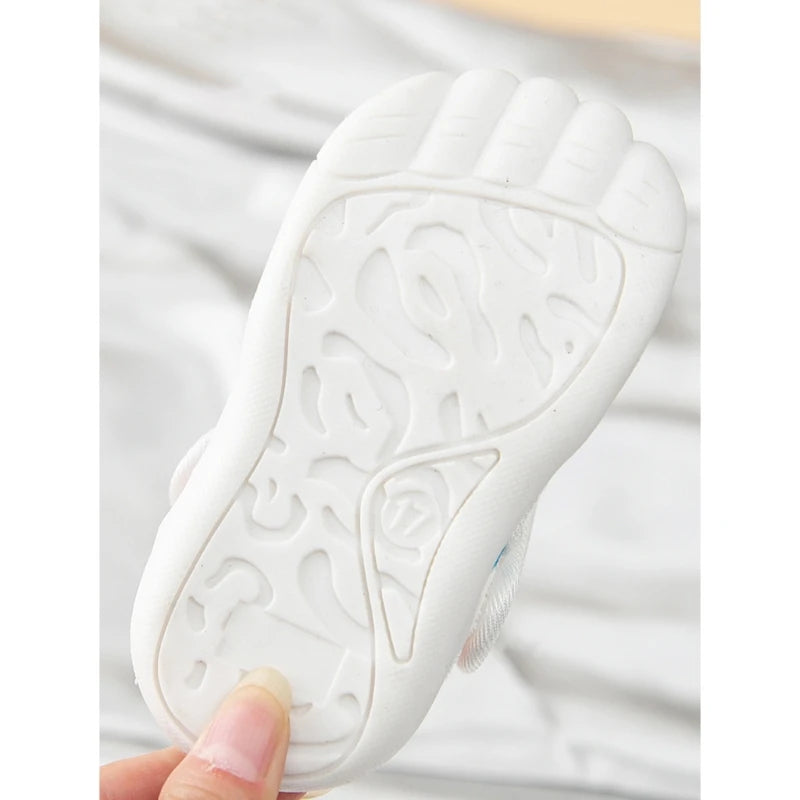 For Child 1-3Y Baby Walking Shoes Kids Mesh Sandal Boys Girl Unisex Summer Shoes with Rubber Sole First-Walker Shoes