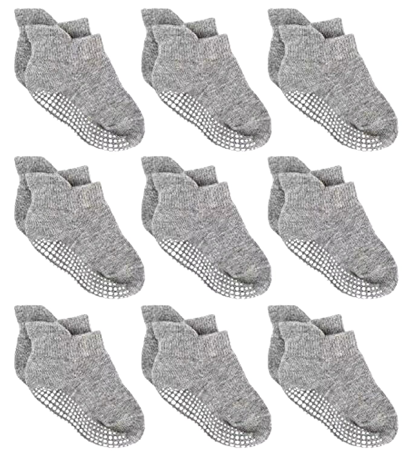 Boys 6 Pack Non Slip Baby Socks for 0-24M Newborn Bebe Girls Grips anti Skid Ankle First Walker Infant Kids Cotton Sock 2021