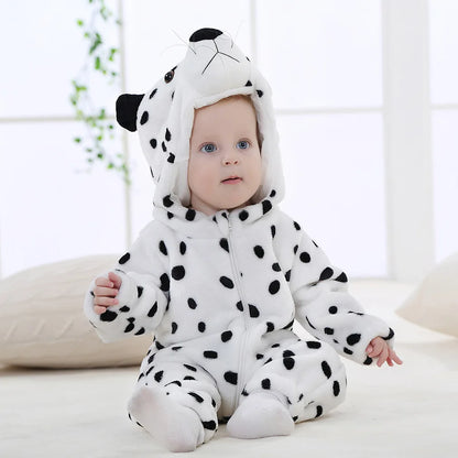 Baby Rompers Winter Kigurumi Lion Costume for Girls Boy Toddler Animal Jumpsuit Infant Clothes Pyjama Kids Overalls Ropa Bebes
