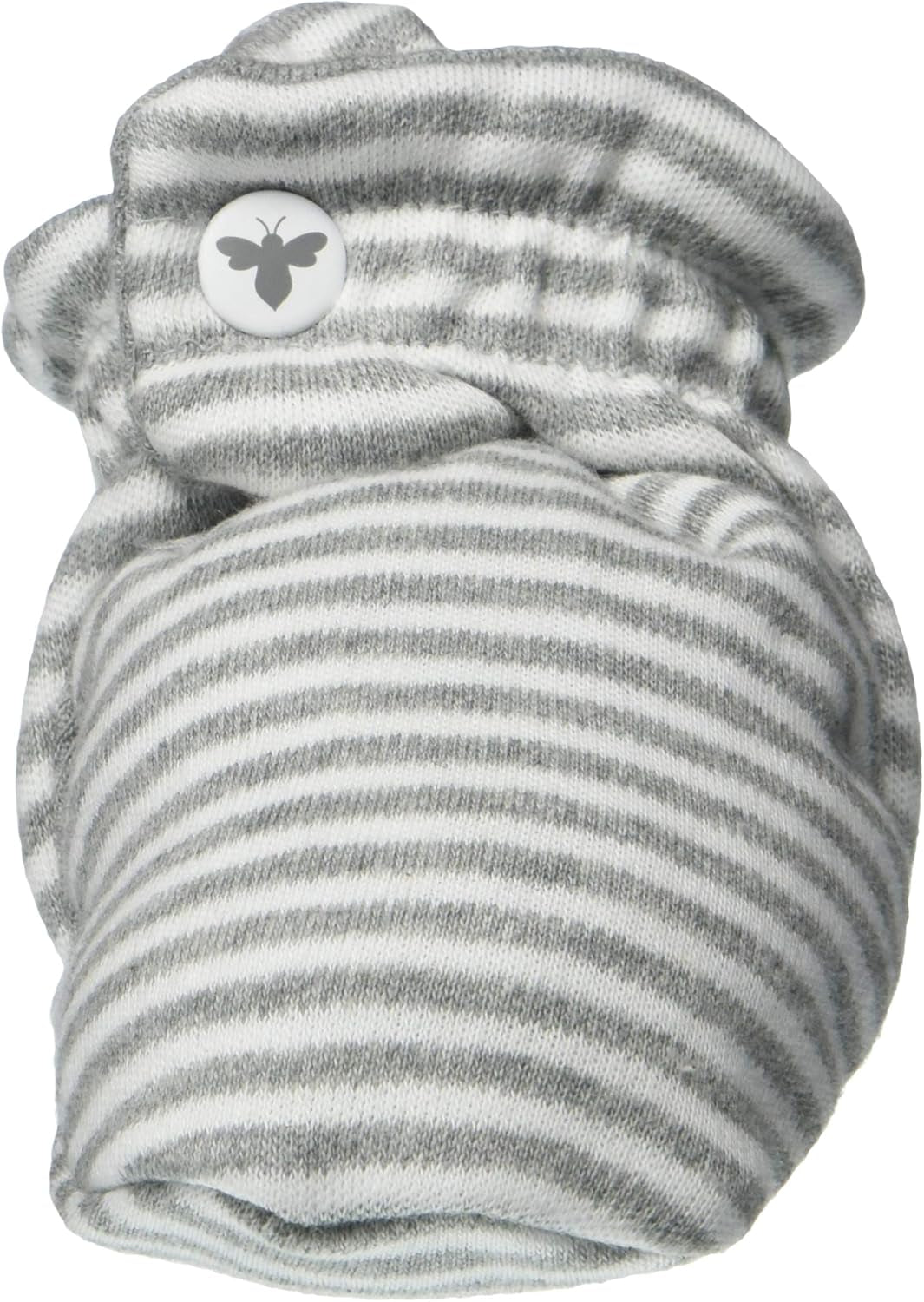 Burt’S Bees Baby Adjustable Baby Booties, 100% Organic Cotton, Easy on and off Snap Boots, Snug Fit - Baby Essential