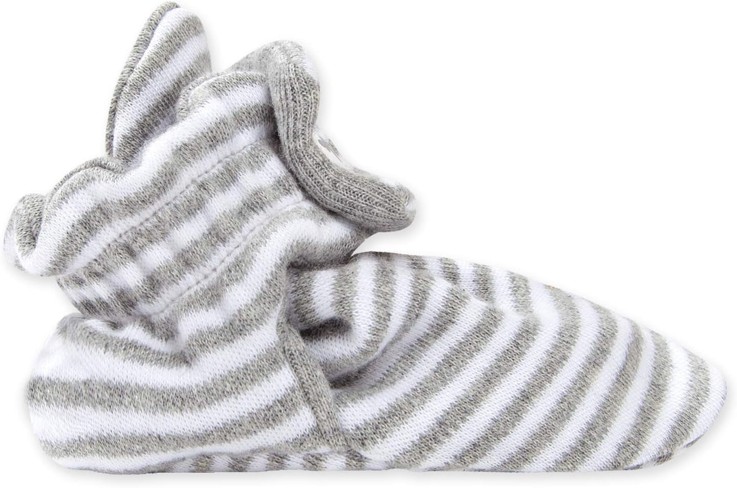 Burt’S Bees Baby Adjustable Baby Booties, 100% Organic Cotton, Easy on and off Snap Boots, Snug Fit - Baby Essential