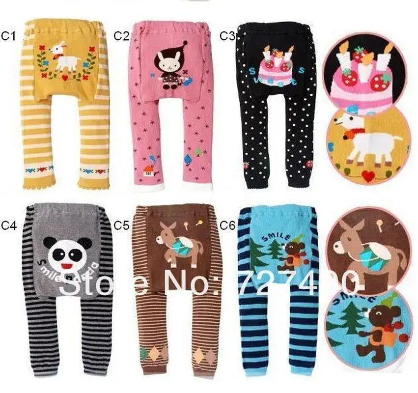 Casual Baby Boy Pants Pant Children Tights Animal Stripe Baby Girls Leggings Boys Pant Trousers Newborn Clothes