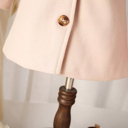 Autumn Winter Baby Clothes for Girl Classic Beige Coat for Baby Girl Korean Outfit