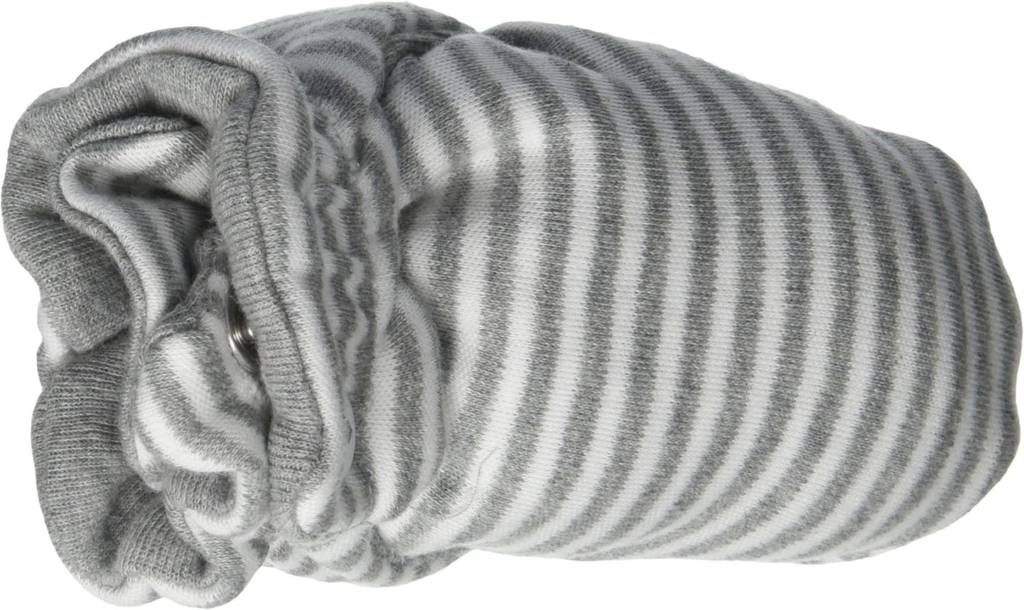 Burt’S Bees Baby Adjustable Baby Booties, 100% Organic Cotton, Easy on and off Snap Boots, Snug Fit - Baby Essential