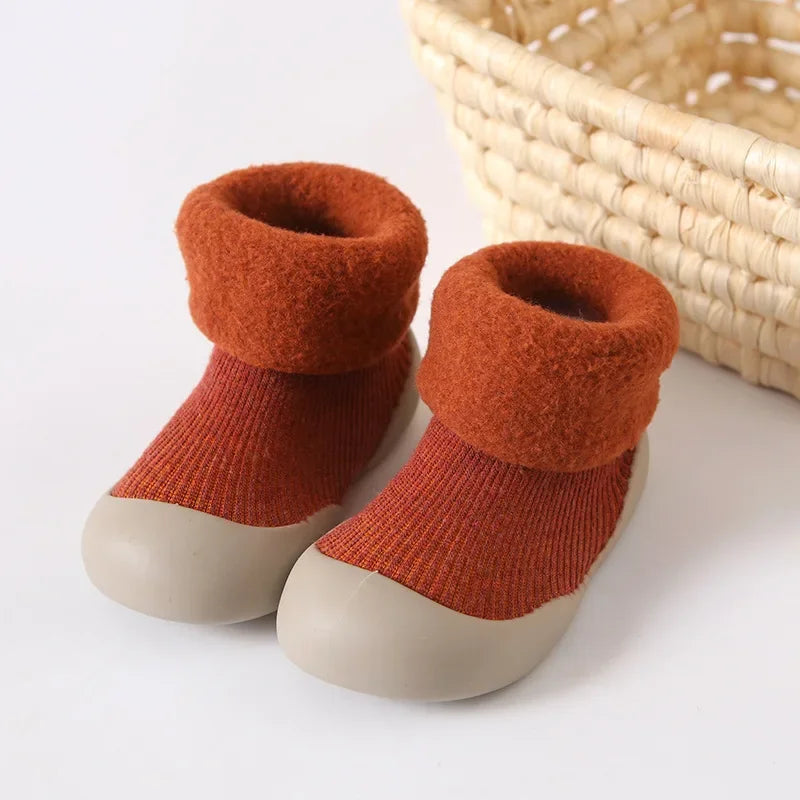 New Thickened Kids Socks Shoes Winter Super Warm Baby Toddler Boots Boys Girl Sneakers Newborn Indoor Shoes Floor Footwear Shoes