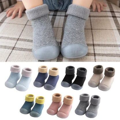 New Thickened Kids Socks Shoes Winter Super Warm Baby Toddler Boots Boys Girl Sneakers Newborn Indoor Shoes Floor Footwear Shoes