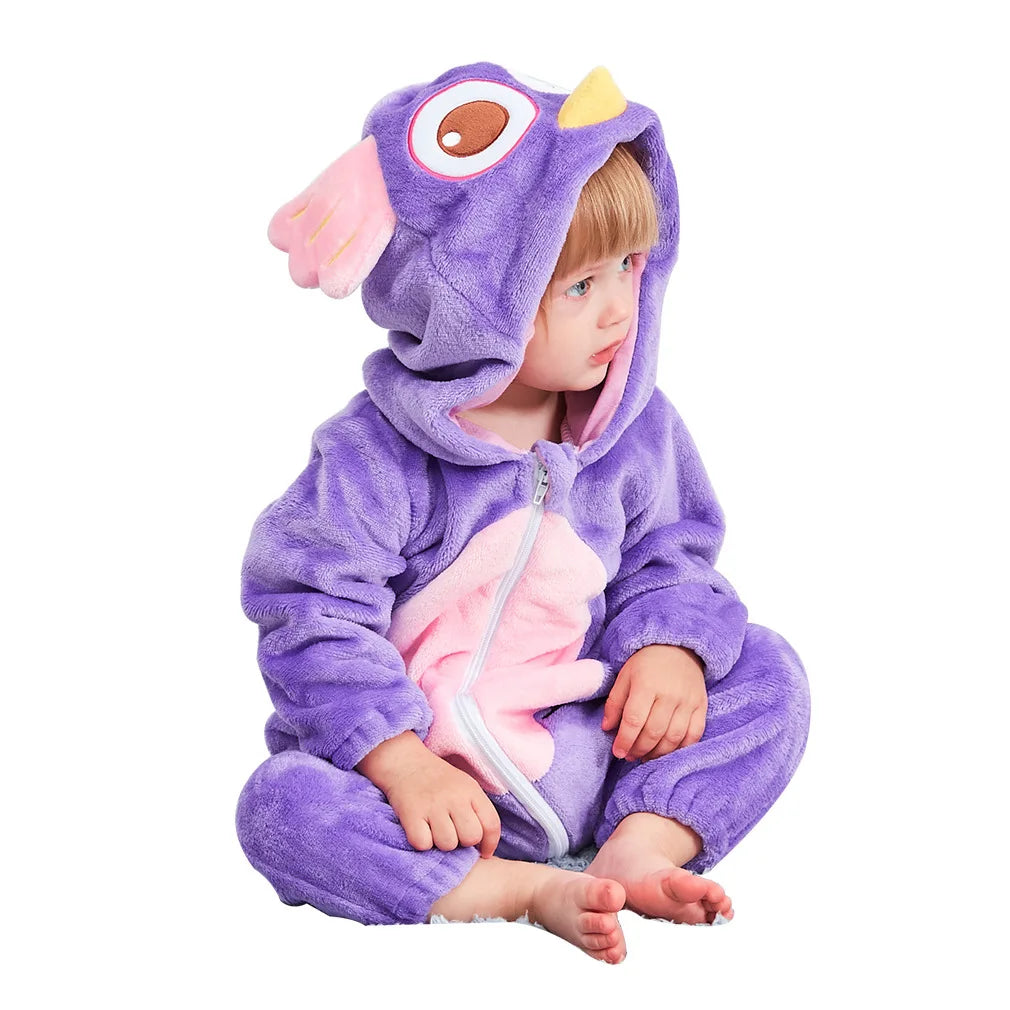 Baby Rompers Winter Kigurumi Lion Costume for Girls Boy Toddler Animal Jumpsuit Infant Clothes Pyjama Kids Overalls Ropa Bebes