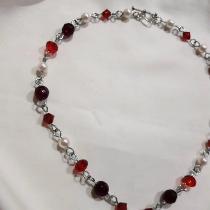 Stunning Red Cross Necklace Black Gothic Statement Rosary Style Grunge Necklaces Women 2021 Jewelrye Y2K