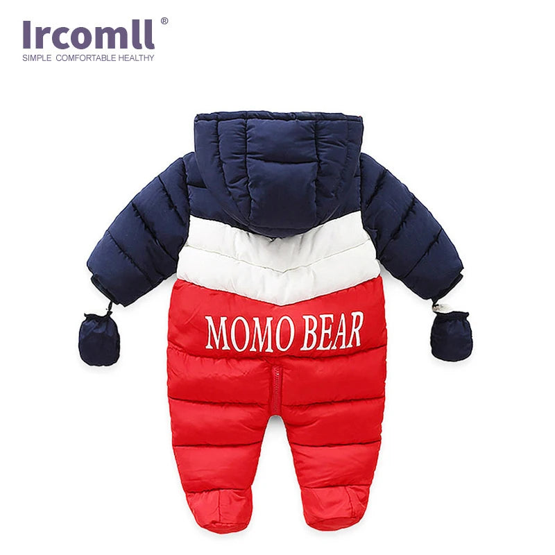 New Fashion Baby Winter&Autumn Clothes Newborn Infant Jumpsuit inside Fleece Rompers Autumn Overalls Children Outerwear