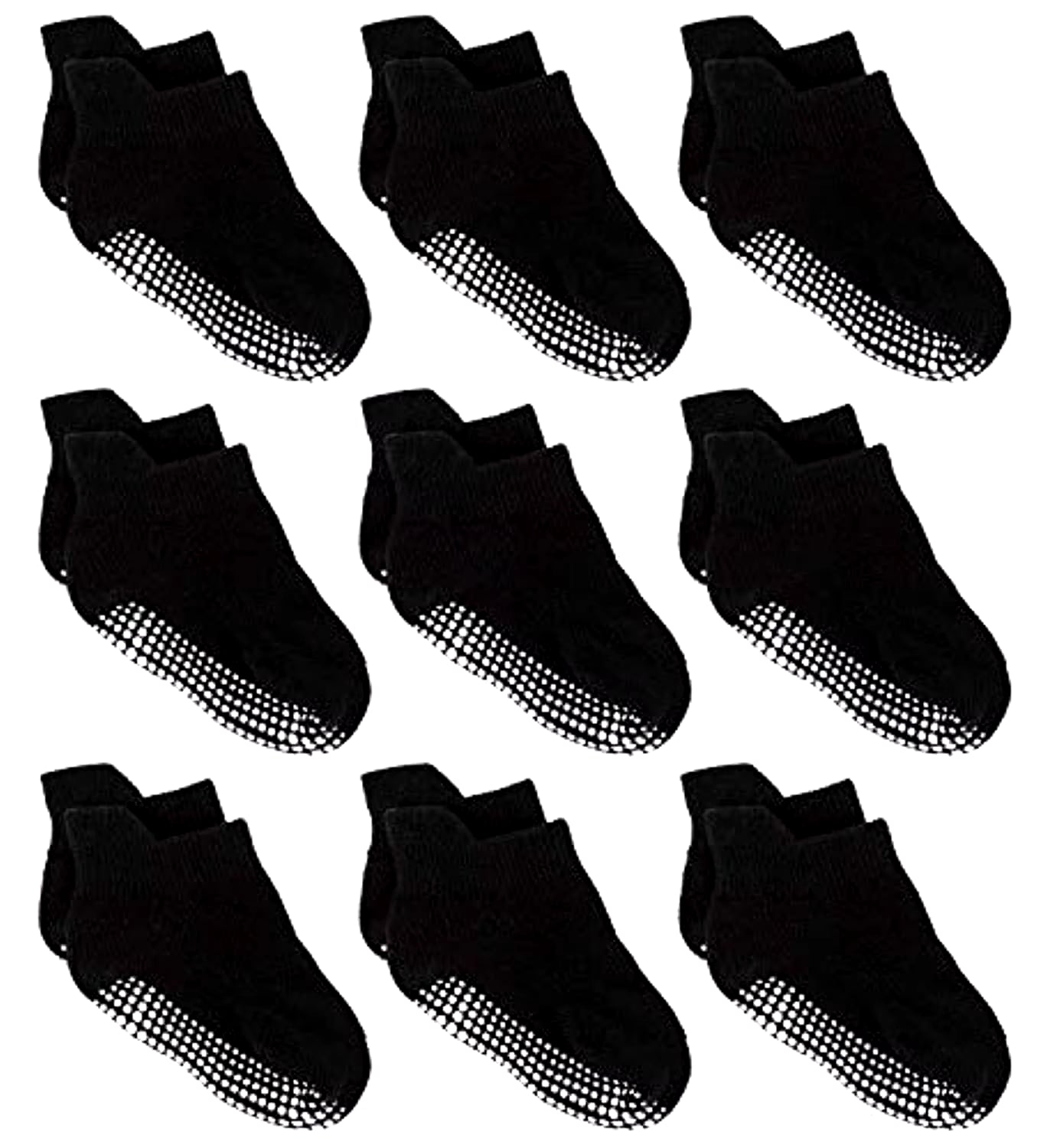 Boys 6 Pack Non Slip Baby Socks for 0-24M Newborn Bebe Girls Grips anti Skid Ankle First Walker Infant Kids Cotton Sock 2021