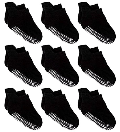 Boys 6 Pack Non Slip Baby Socks for 0-24M Newborn Bebe Girls Grips anti Skid Ankle First Walker Infant Kids Cotton Sock 2021