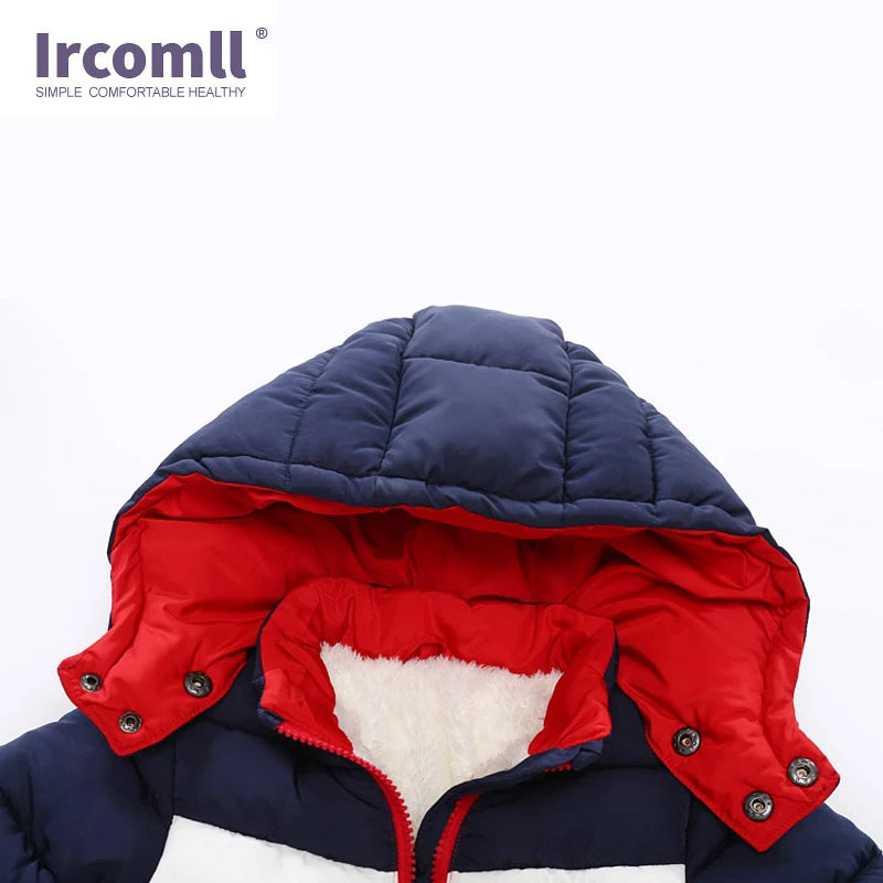 New Fashion Baby Winter&Autumn Clothes Newborn Infant Jumpsuit inside Fleece Rompers Autumn Overalls Children Outerwear