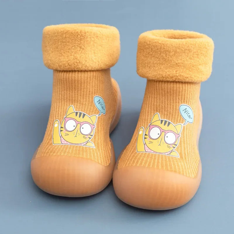 New Thickened Kids Socks Shoes Winter Super Warm Baby Toddler Boots Boys Girl Sneakers Newborn Indoor Shoes Floor Footwear Shoes